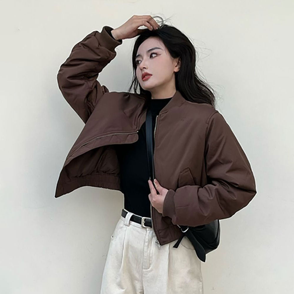 jacket Brun Aviator style