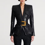 Chic V-ringad slim fit-kavaj