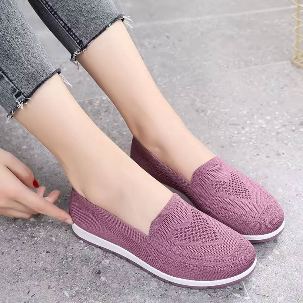 Bekväma slip-on-sneakers för promenader