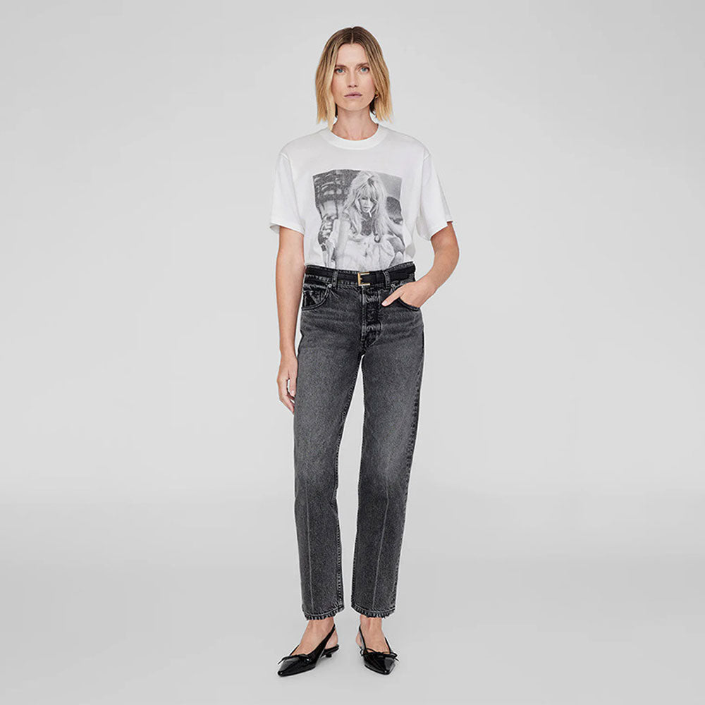 Snygg T-shirt med grafiskt digitaltryck