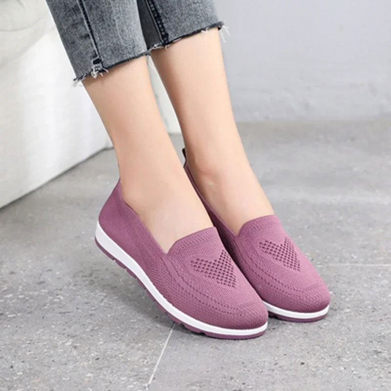 Bekväma slip-on-sneakers för promenader