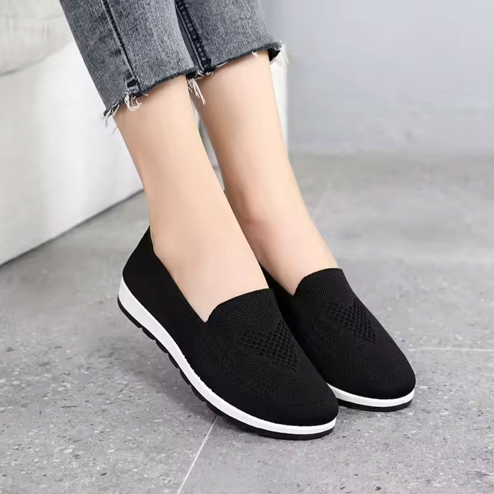 Bekväma slip-on-sneakers för promenader