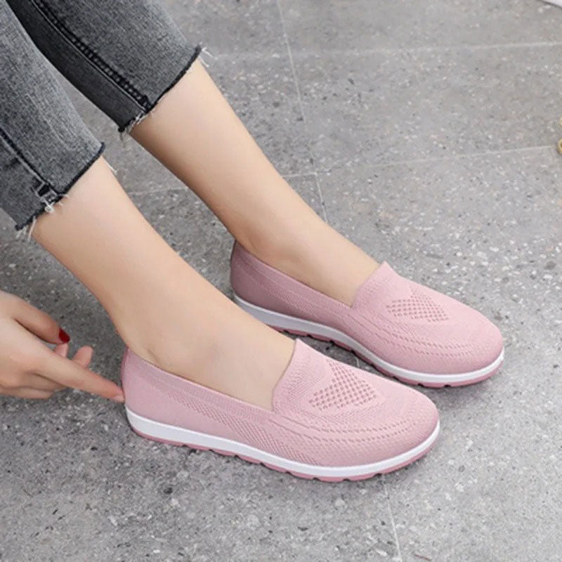 Bekväma slip-on-sneakers för promenader