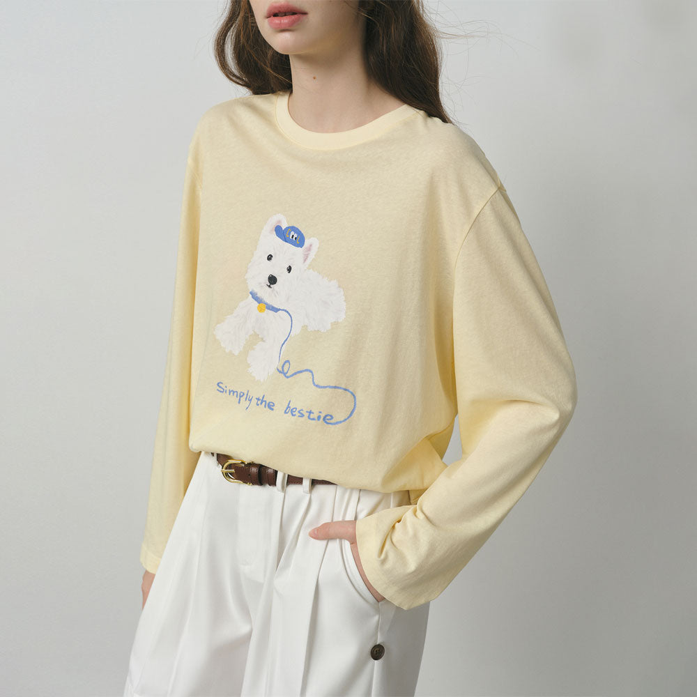 Lätt långärmad T-shirt
