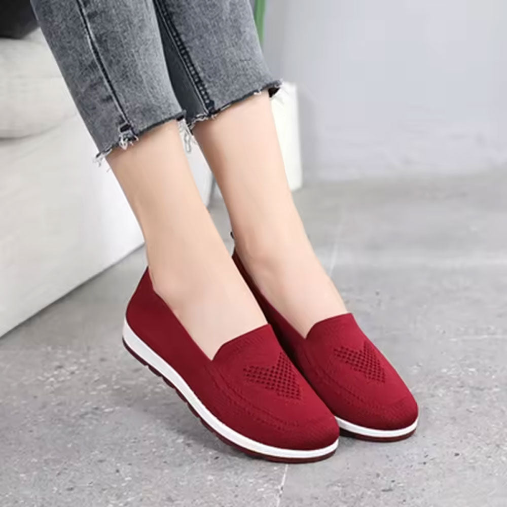 Bekväma slip-on-sneakers för promenader