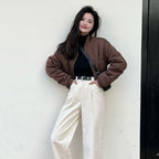 jacket Brun Aviator style