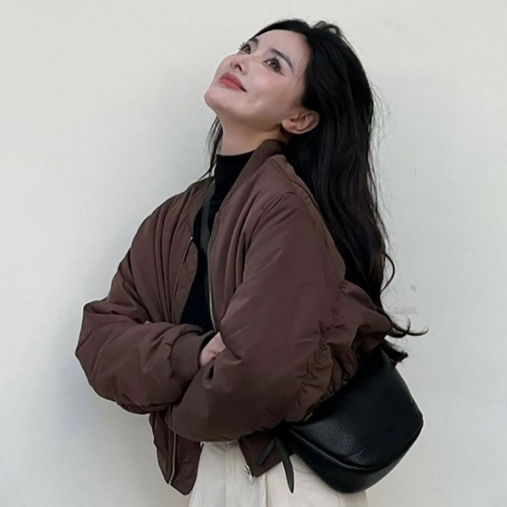 jacket Brun Aviator style